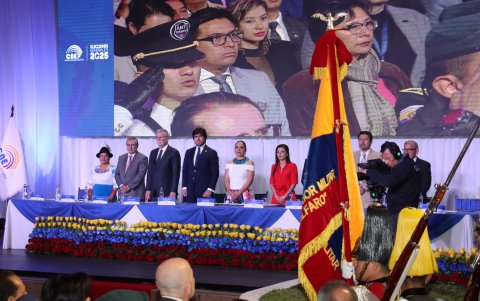 El ministro de Gobierno, José de la Gasca.