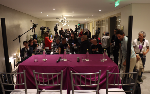 Ni Daniel Noboa ni algún representante de ADN apareció la noche de las elecciones.