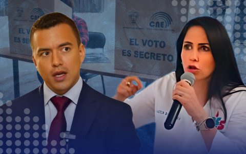 Figuras. Fotomontaje donde figuran los dos candidatos.