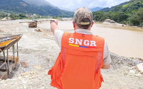 La Secretaría de Gestión de Riesgos intervino la zona.