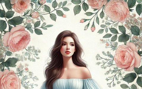 Boceto de traje de Mafer Pérez.