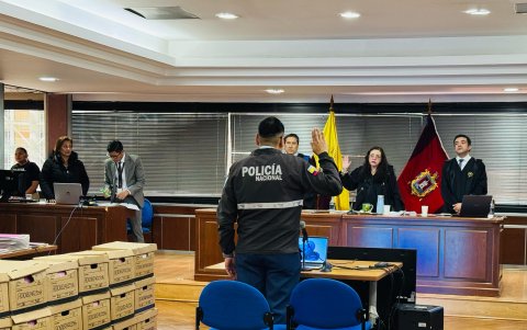 Un perito expuso registros de visitas a la casa de Pablo Muentes.