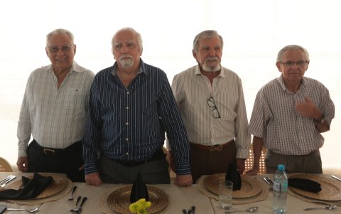 Jorge Haz, José centeno, Raúl Chiriboga y John Tapia.