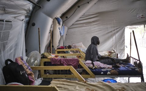 Personas han tenido que refugiarse por conflictos bélicos en Sudán
