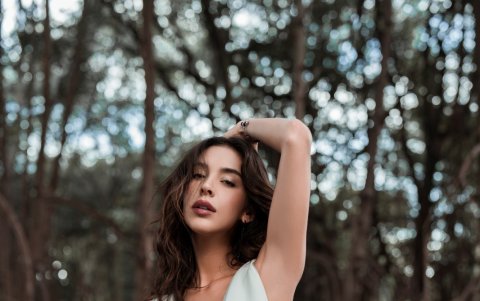 Heredó la belleza de su madre.