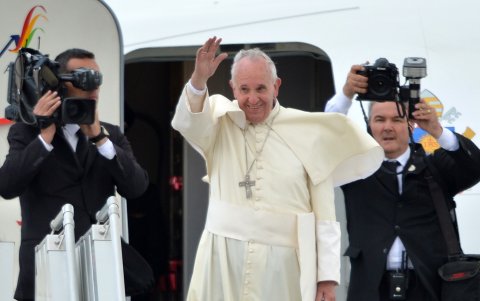 Jorge Mario Bergoglio visitó Ecuador en julio de 2015 como el máximo representante de la Iglesia católica.