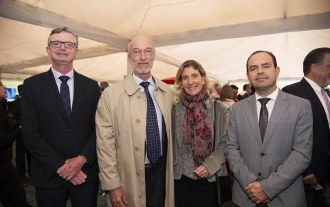 Juan Carlos Vega, Eduardo Acevedo, Pilar Acevedo y Alfonso Abdo.