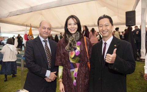 Enrique Iturriaga, Ericka Chang y Augusto Liao.