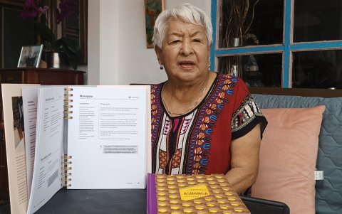La investigadora Nydia Vázquez plasmó la receta del motepata en su libro 'Ashanga'.