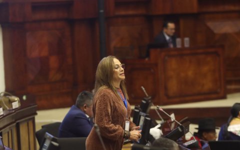 La asambleísta Pierina Correa resumió el informe de fiscalización sobre el caso Malvinas.