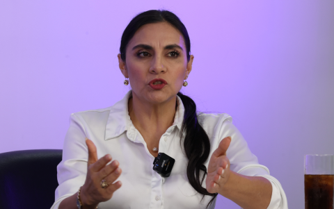 Verónica Abad también presentó una denuncia electoral contra Noboa.