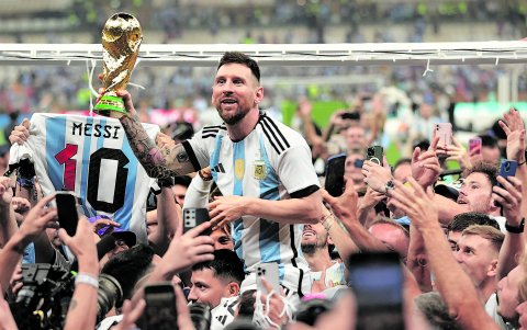 Messi ganó la Copa del Mundo 2022.