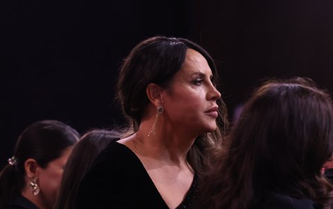 La actriz Karla Sofia Gascon en los Premios César.