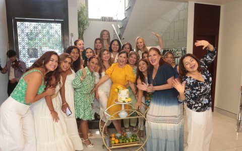 La foto grupal no podía faltar.