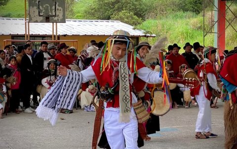 Imagen referencial: El Carnaval de Guaranda es uno de los más emblemáticos del país.