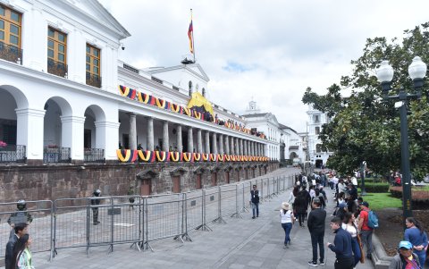 El Palacio de Carondelet es la sede de la Función Ejecutiva.