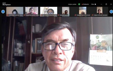 El coordinador de la veeduría ciudadana, Hugo Arteaga, ha denunciado que el CPCCS los ha dejado a un lado en el concurso de fiscal general.