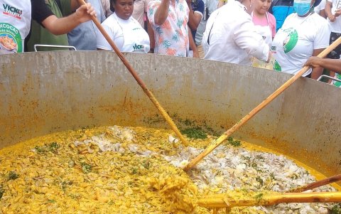 Encocado en Esmeraldas.