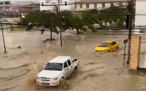 Portoviejo ha sido uno de los cantones más afectados por el desbordamiento de ríos.