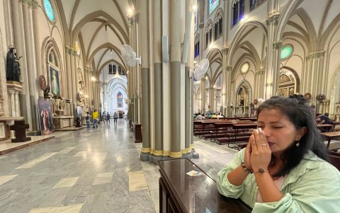 El añ0 pasado, varios fieles pidieron por la seguridad de la ciudad y país. Exigen calma, paz.