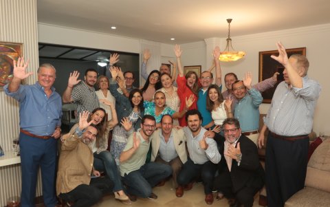 El encuentro fue una demostración del cariño de quienes compartieron con ella, desde que inició sus funciones diplomáticas en junio de 2019.