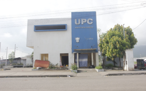 Unidad de Policía Comunitaria en Socio Vivienda 2, abandonada y en mal estado