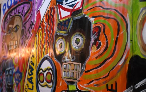 Treinta obras en gran formato son parte de la muestra del artista.