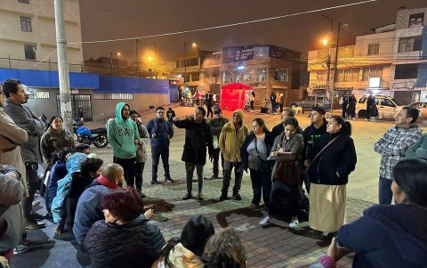 En Carcelén  los vecinos se organizaron para frenar las vacunas y actos delictivos que se tomaron la zona.