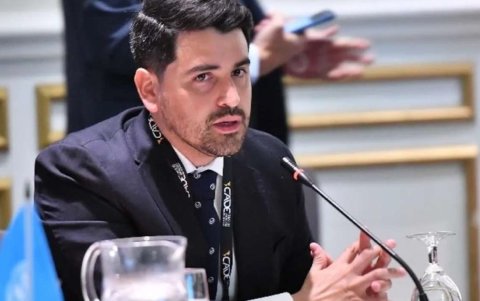 José David Jiménez, ministro del Deporte.