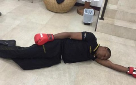 Máximo Banguera y su famoso desmayo.