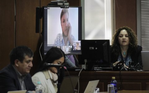 Augusto Verduga participó de forma telemática en la audiencia del caso Ligados.