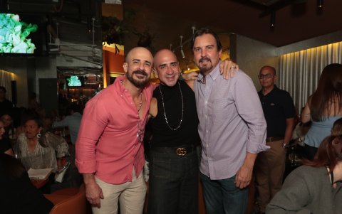 Eduardo Plaza, Daniel y Tommy O’Rorke.