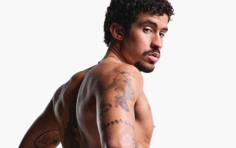 Bad Bunny para la nueva campaña de Calvin Klein.