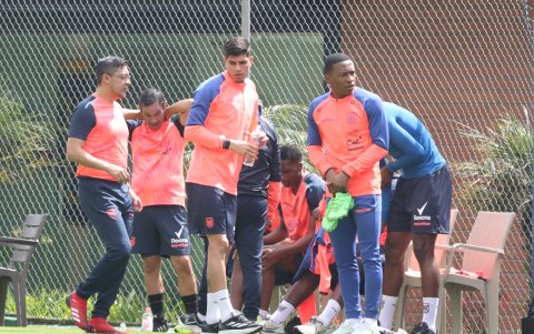 Ecuador ya prepara su partido contra Venezuela.