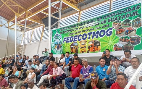 Gremios de diferentes partes acudieron.