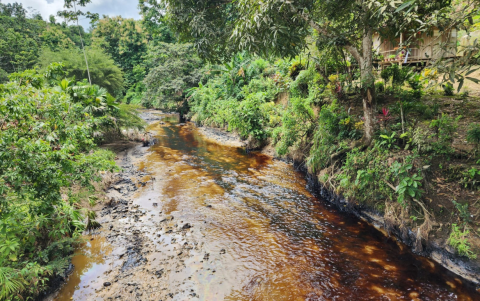 En Esmeraldas se registra una crisis ambiental por el derrame de crudo.