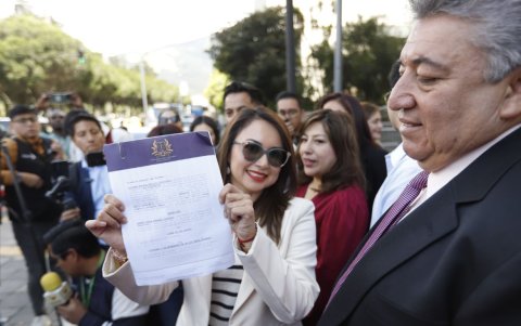 Nataly Morillo presentó una denuncia penal en contra de la asambleísta Paola Cabezas.