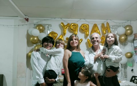 Rick disfrutó las últimas festividades en familia