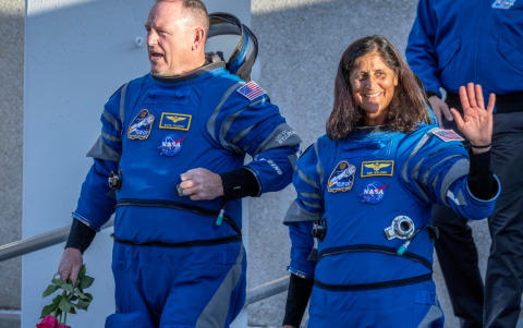 Astronautas Wilmore y Williams