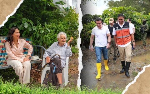González ha hecho gira internacional y Noboa atiende las crisis ambientales en el país.