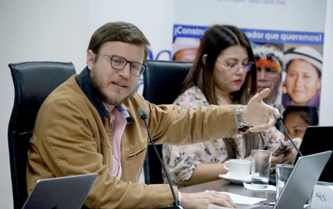 Augusto Verduga, entonces vocal del Cpccs.