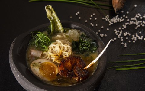 Ramen amazónico, platillo del menú de Foresta.