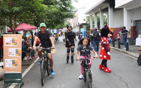 La calle Panamá es el espacio más concurrido en la Ruta Centro, por la oferta gastronómica y cultural.