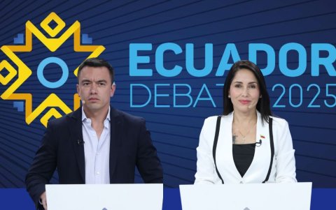 Daniel Noboa y Luisa González se volvieron a ver frente a frente en un nuevo debate.