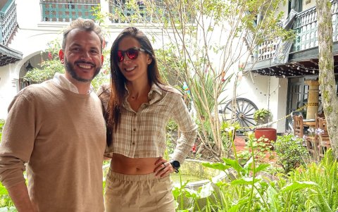 Christian Norris y La Flaca Guerrero.