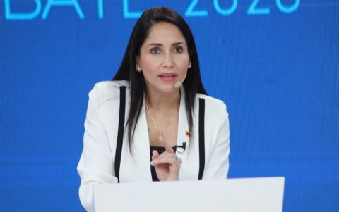 La candidata del correísmo, Luisa González.