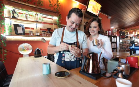 Steven y Mafer en el corazón de La Madriguera.