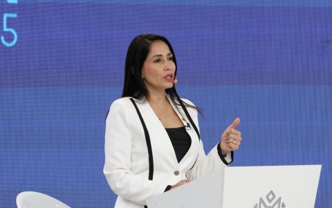 Luisa González fue candidata a la Presidencia de la República.