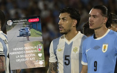 Un ritual que buscaba favorecer a Uruguay y no funcionó.