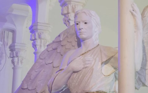 Inauguración. La Iglesia Católica de Guayaquil celebra la Solemnidad de la Anunciación con la apertura de un balcón que representa la visita del Arcángel San Gabriel a María en Nazaret.